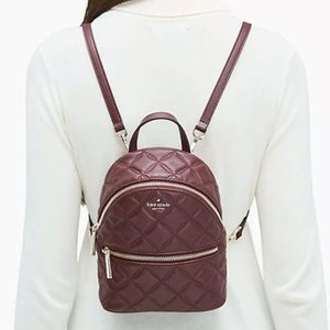 NWT Kate Spade Natalia Mini Convertible Cherrywood